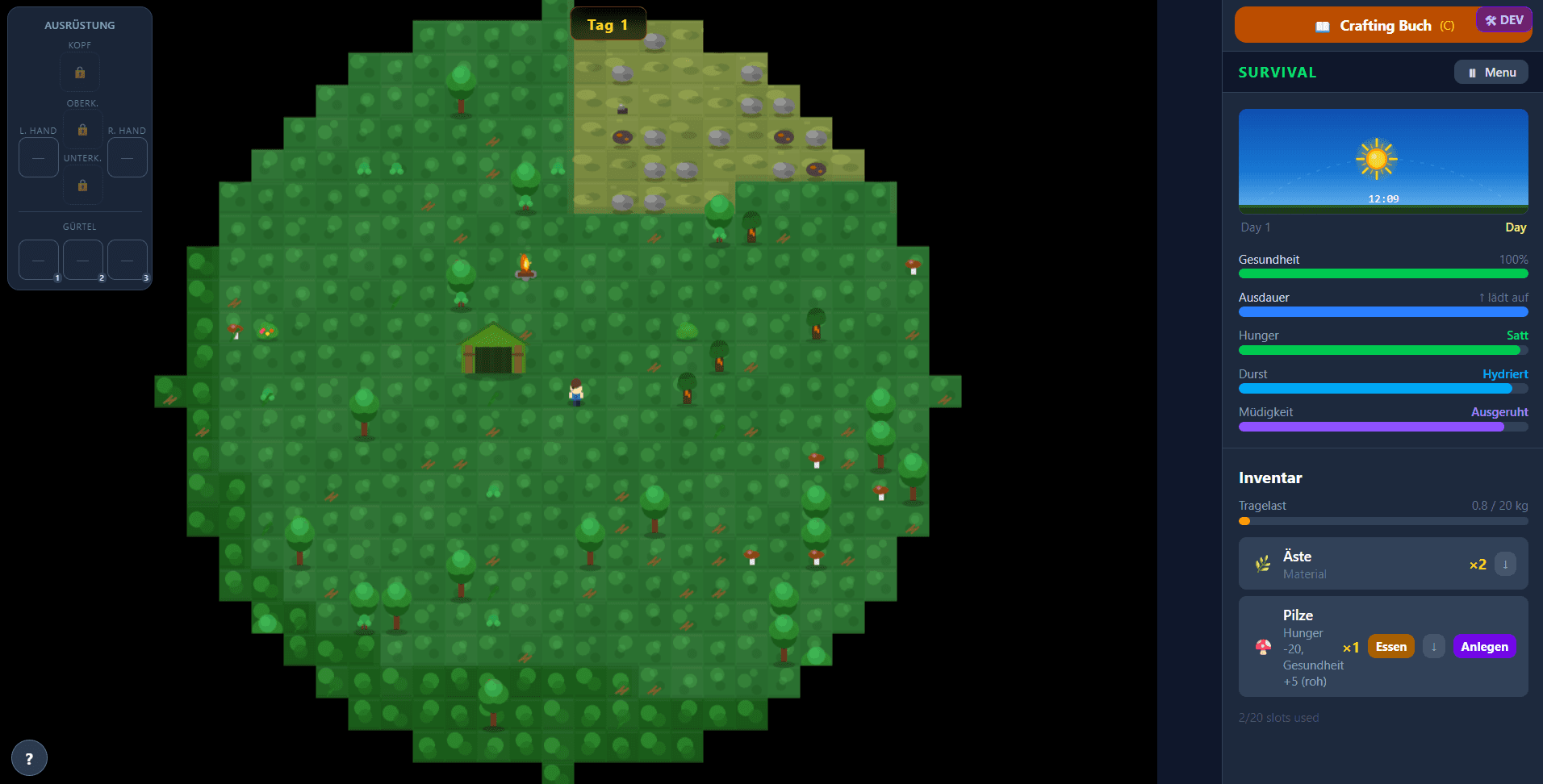 Interactive Survival Game